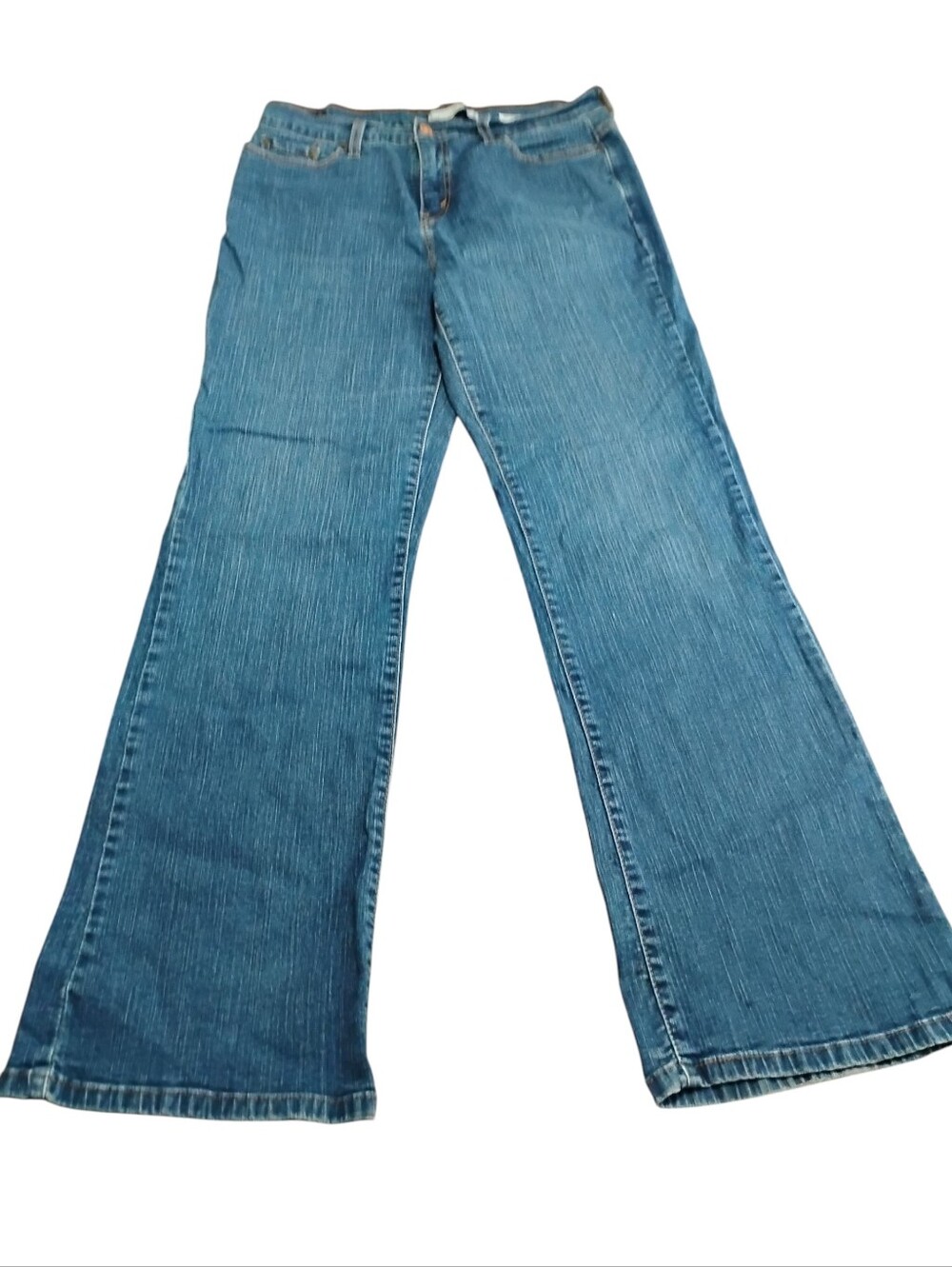 Levis Perfectly Slimming Bootcut 512 Jeans Cotton Stretch Blue Medium Wash 14 M